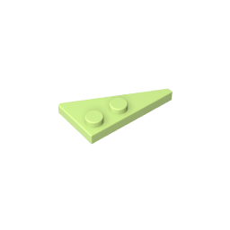 Cuña, Placa 4 x 2 Izquierda, Puntiaguda-MyGobricksEs