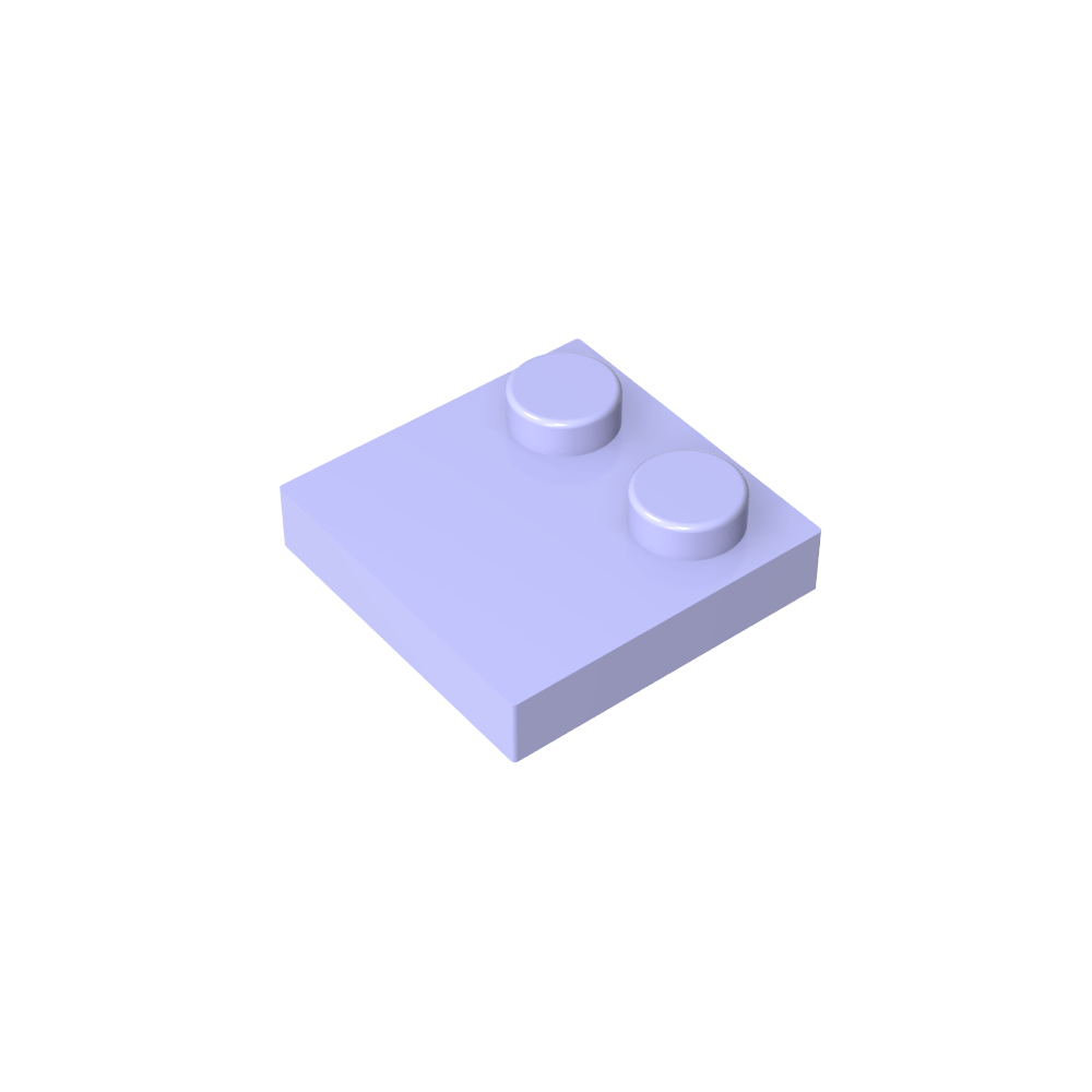 Placa Especial 2 x 2 con Solo 2 tacos-MyGobricksEs