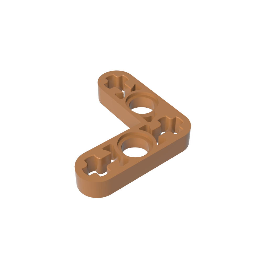 Viga técnica 3 x 3 en forma de L delgada-MyGobricksEs