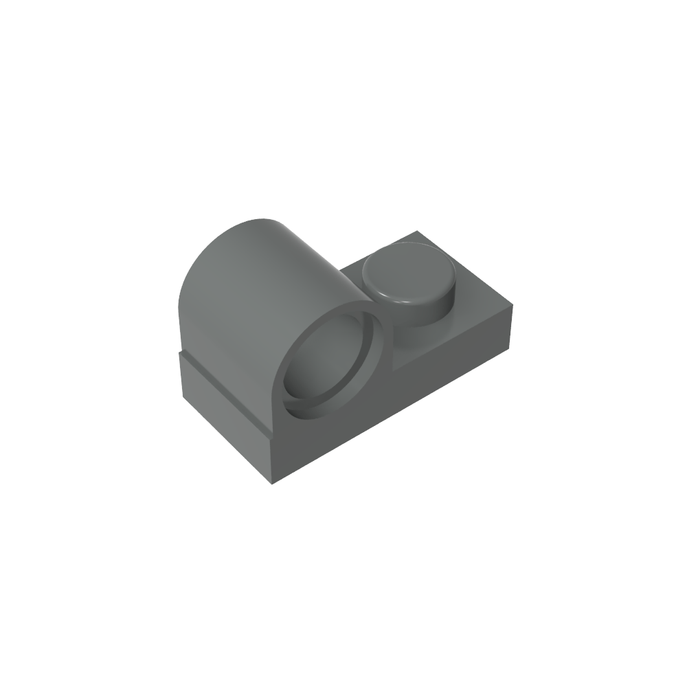 Placa especial 1 x 2 con orificio para pasador en la parte superior-MyGobricksEs
