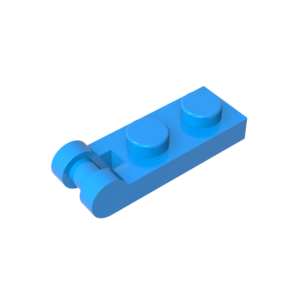 Placa Especial 1 x 2 con Asa en el Extremo [Extremos Cerrados]-MyGobricksEs