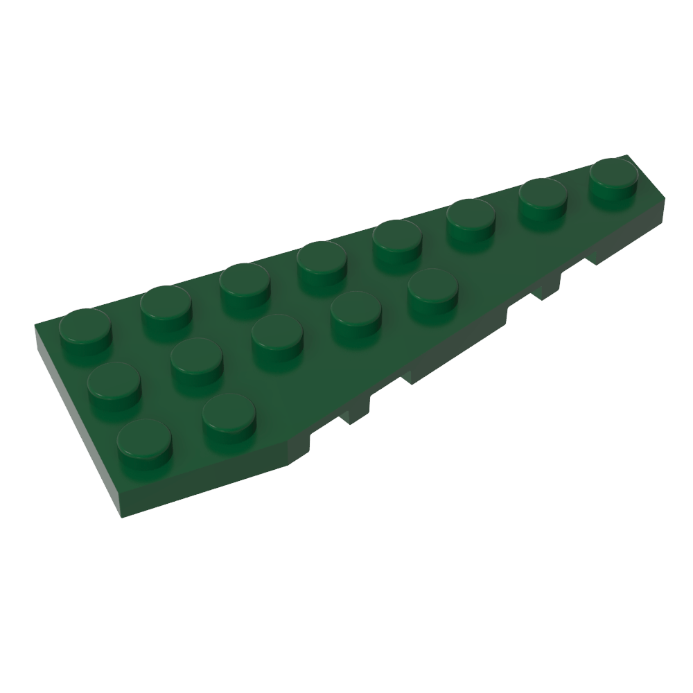 Placa de cuña 8 x 3 derecha-MyGobricksEs