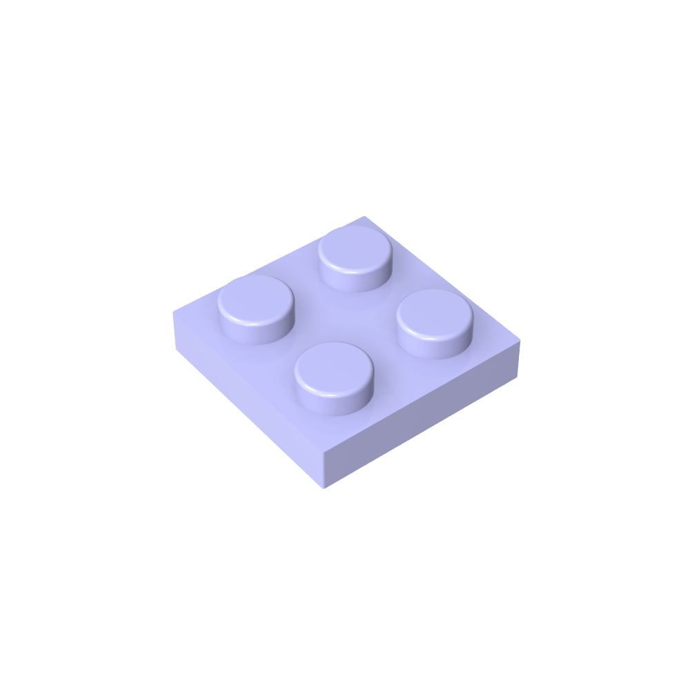 Placa 2 x 2-MyGobricksEs