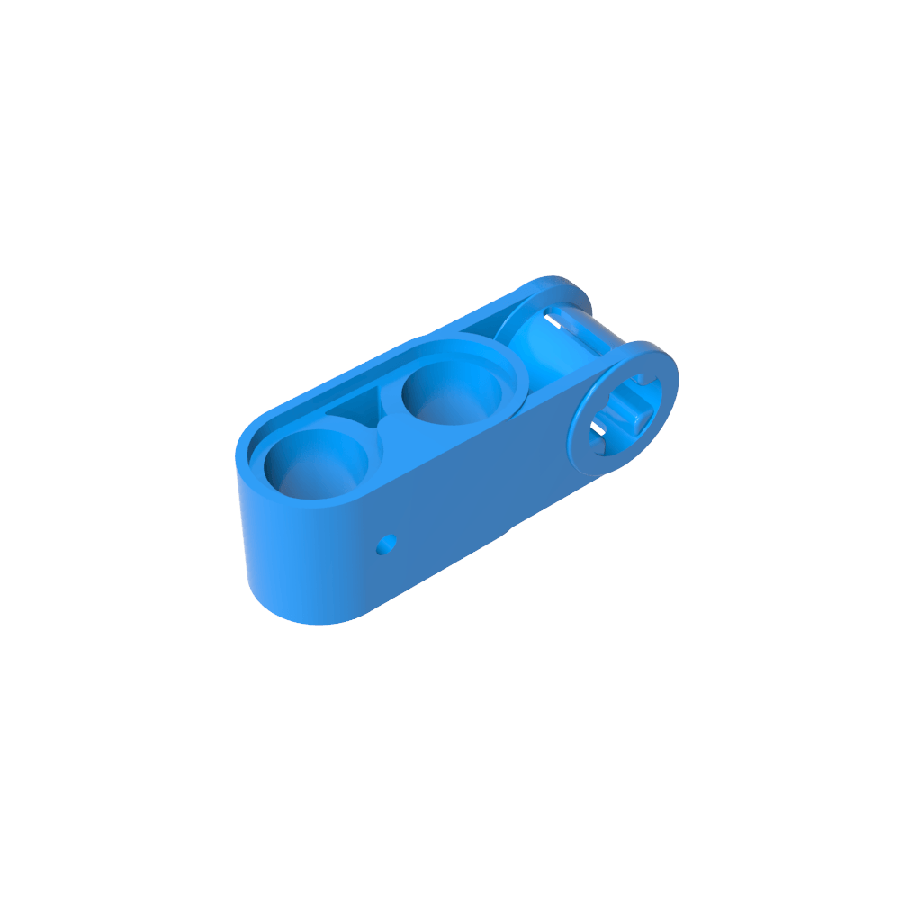 Conector de eje y pasador Technic perpendicular 3L con 2 orificios para pasadores-MyGobricksEs