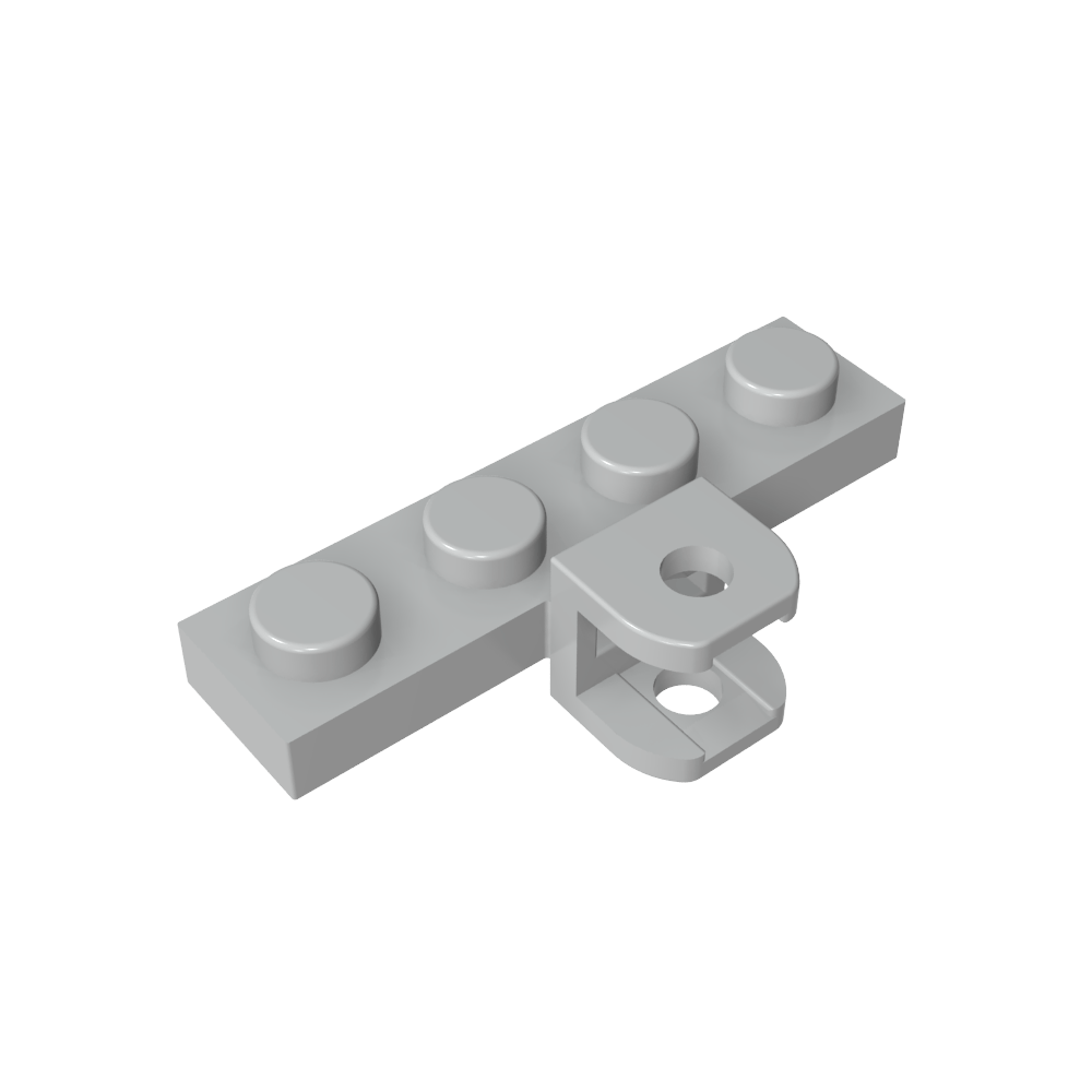 Placa Especial 1 x 4 con Enlace de Acoplamiento Doble-MyGobricksEs