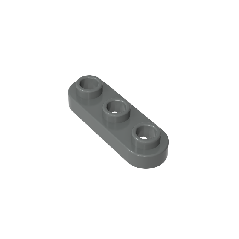 Tablero de esquinas redondeadas de 1x3