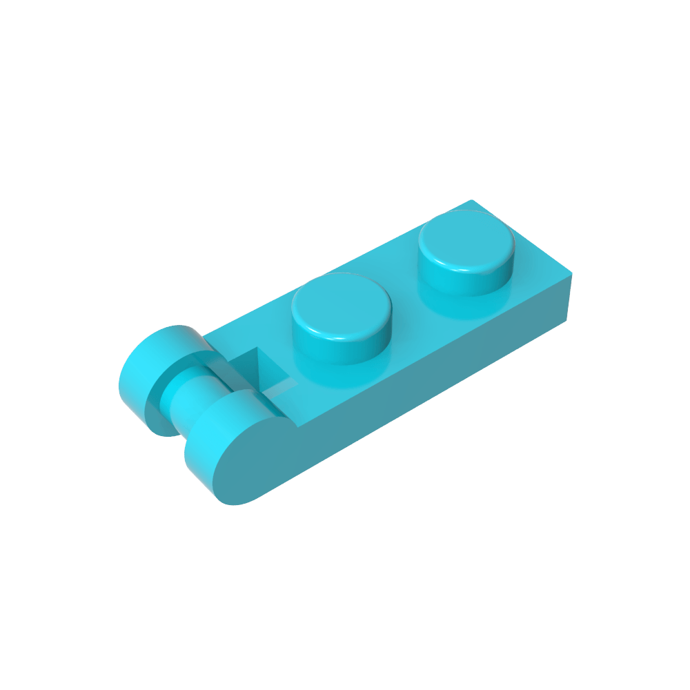Placa Especial 1 x 2 con Asa en el Extremo [Extremos Cerrados]-MyGobricksEs