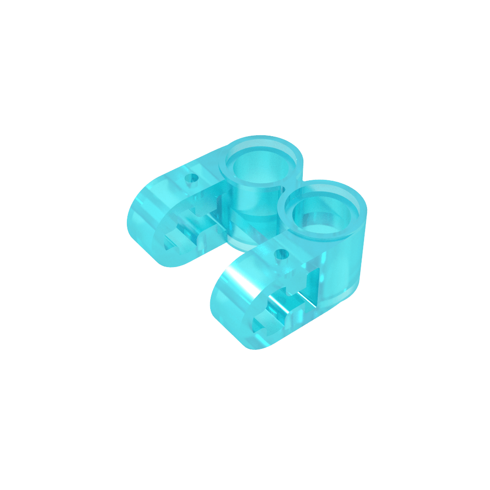 Conector de eje y pasador Technic, perpendicular, doble división-MyGobricksEs