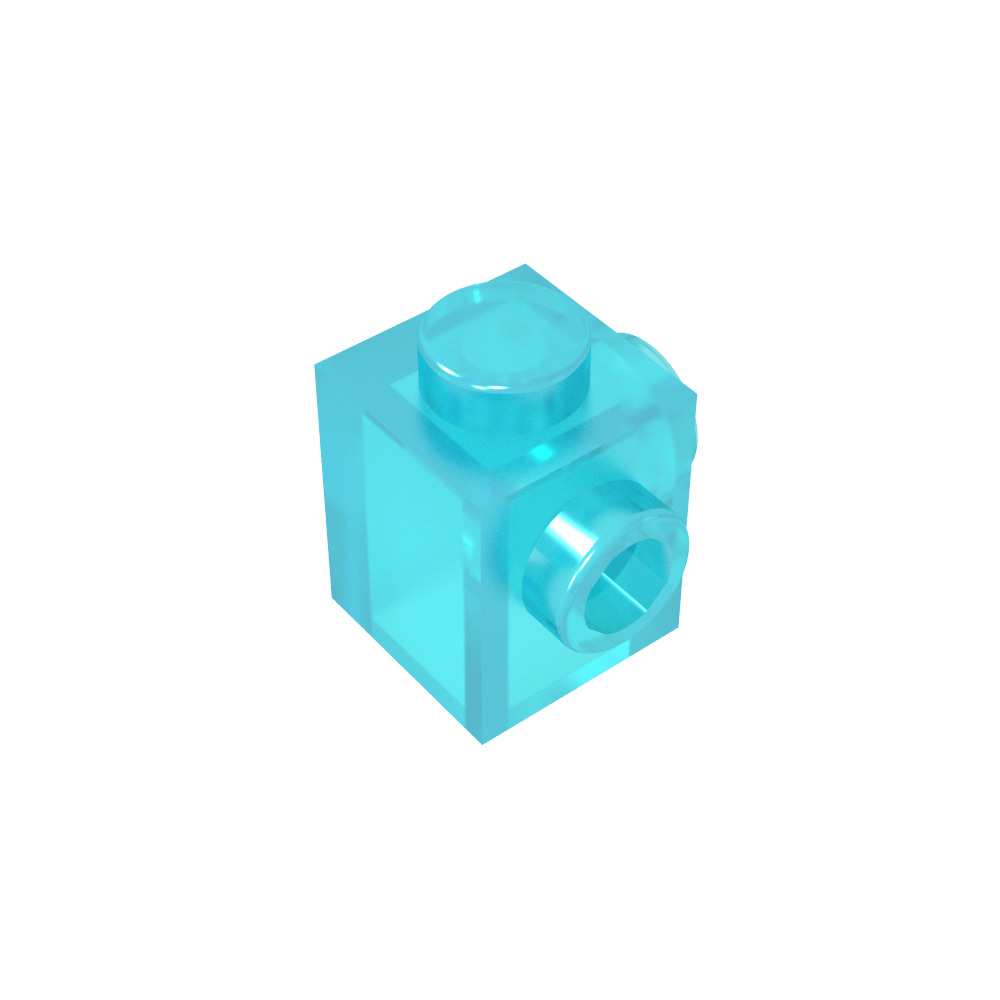 Ladrillo especial 1 x 1 con montantes en 2 lados adyacentes-MyGobricksEs