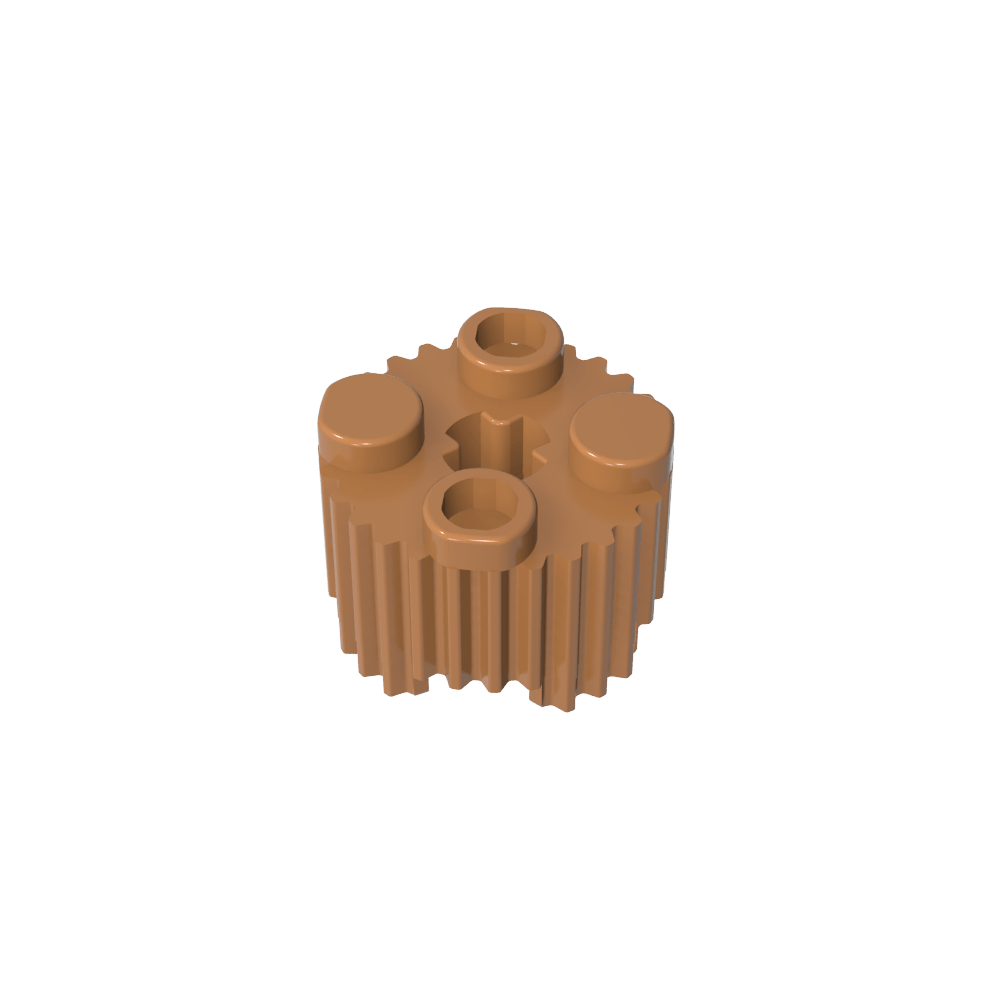 Ladrillo redondo 2 x 2 [Parrilla]-MyGobricksEs