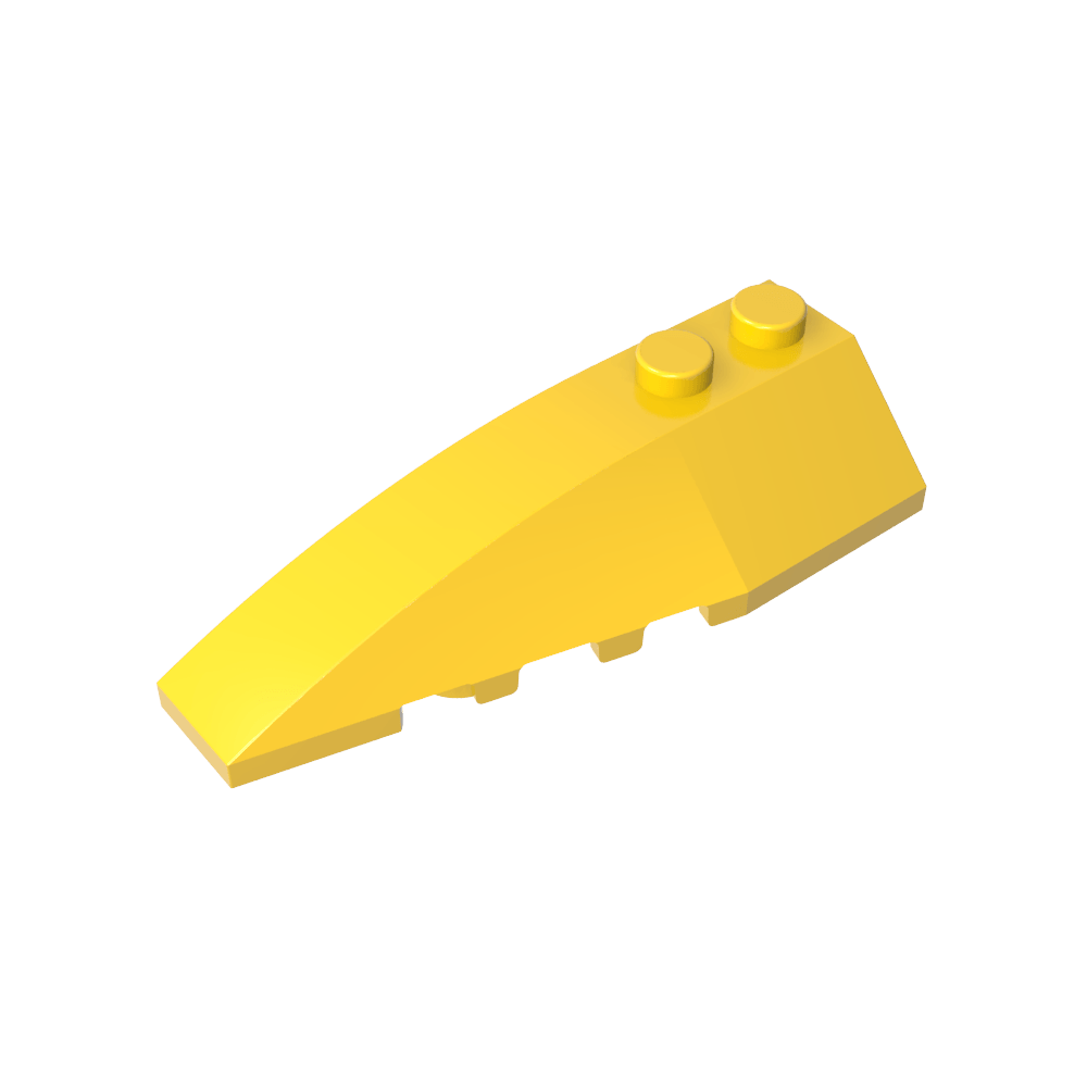 Cuña curva 6 x 2 izquierda-MyGobricksEs