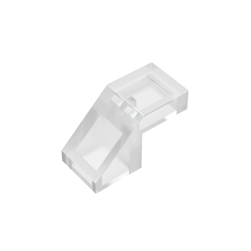 Pendiente 45° 2 x 1 con corte invertido 2/3 y sin montante-MyGobricksEs