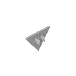 Señal de tráfico con clip de 2,2 x 2,667 triangular-MyGobricksEs