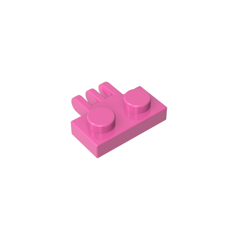 1x2 Con Una Placa De Bisagra De Tres Dedos En Un Lado.