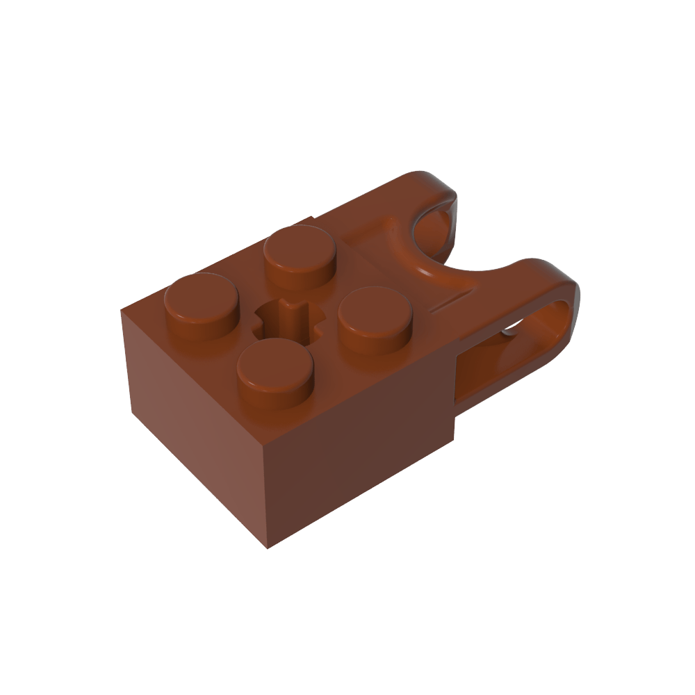Technic Brick Special 2 x 2 con receptáculo de bola ancho y orificio para eje-MyGobricksEs