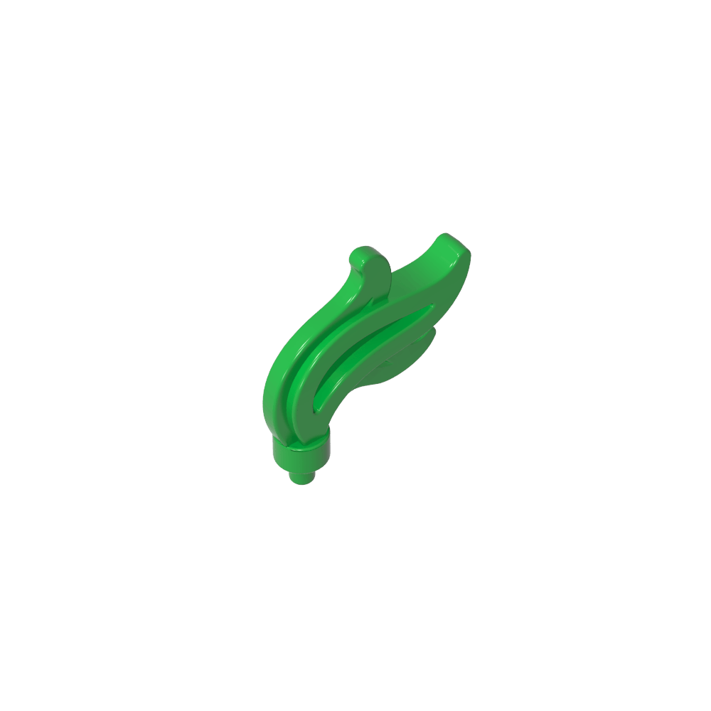 Accesorio para la cabeza Pluma/Pluma/Llama Triple Punta-MyGobricksEs