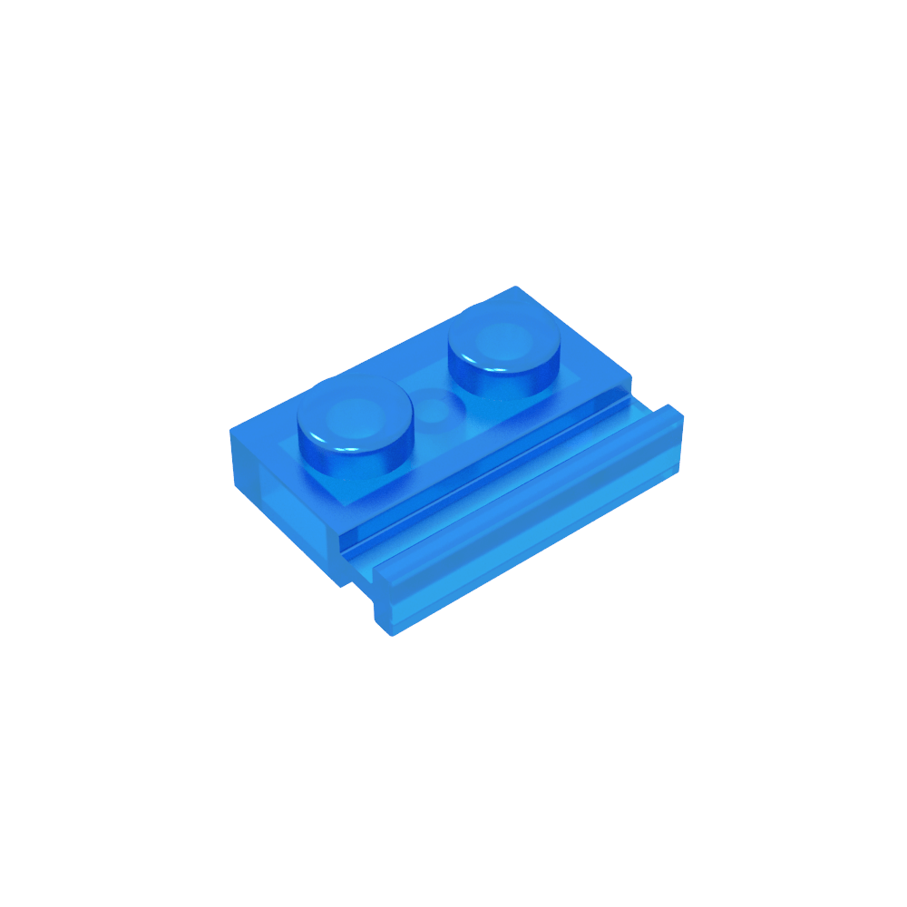 Placa Especial 1 x 2 con Riel para Puerta-MyGobricksEs
