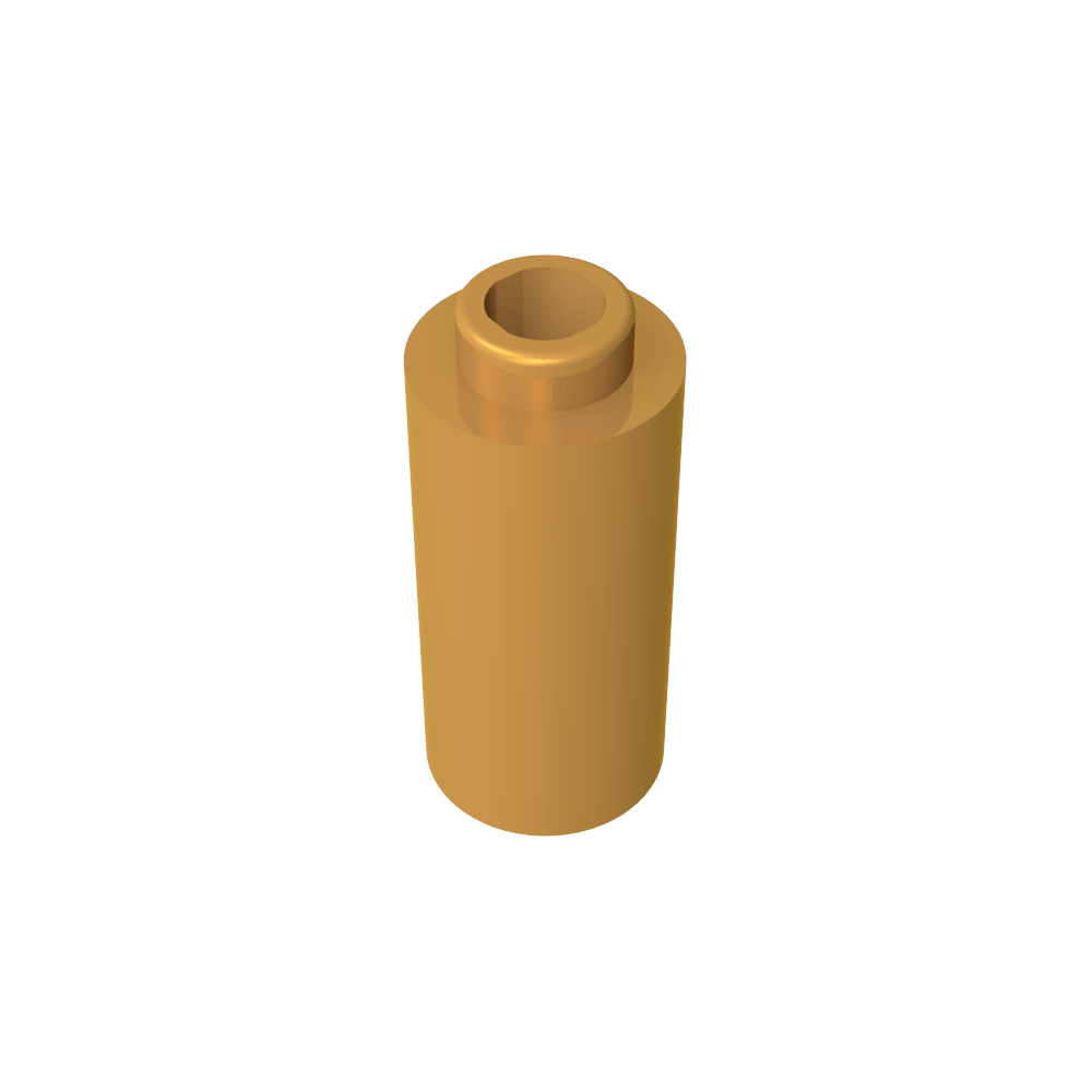 Ladrillo redondo 1 x 1 x 1 2/3-MyGobricksEs