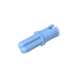 Pasador de eje Technic con crestas de fricción longitudinales-MyGobricksEs