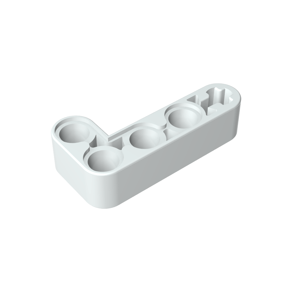 Viga técnica 2 x 4 en forma de L gruesa-MyGobricksEs