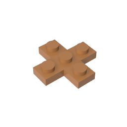 Placa 3 x 3 Cruz-MyGobricksEs