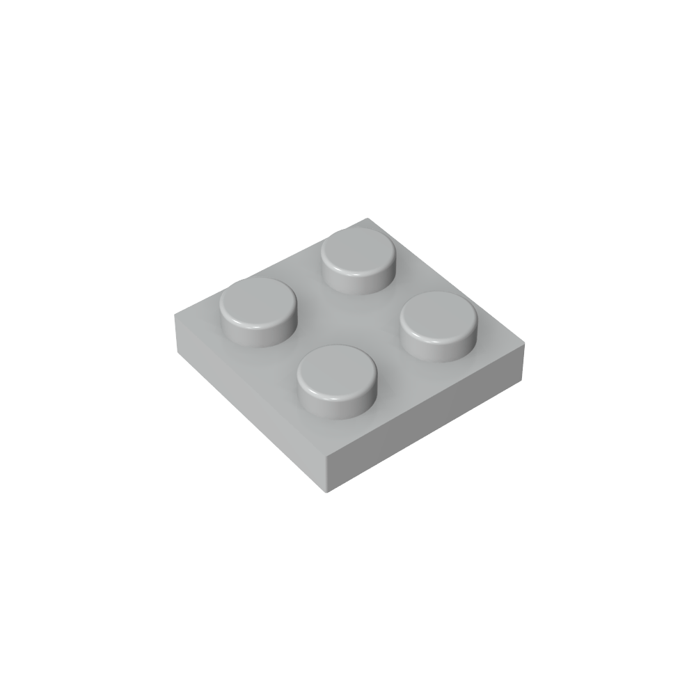Placa 2 x 2-MyGobricksEs