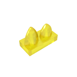 Placa 1 x 2 Especial con Dos Dientes Verticales-MyGobricksEs