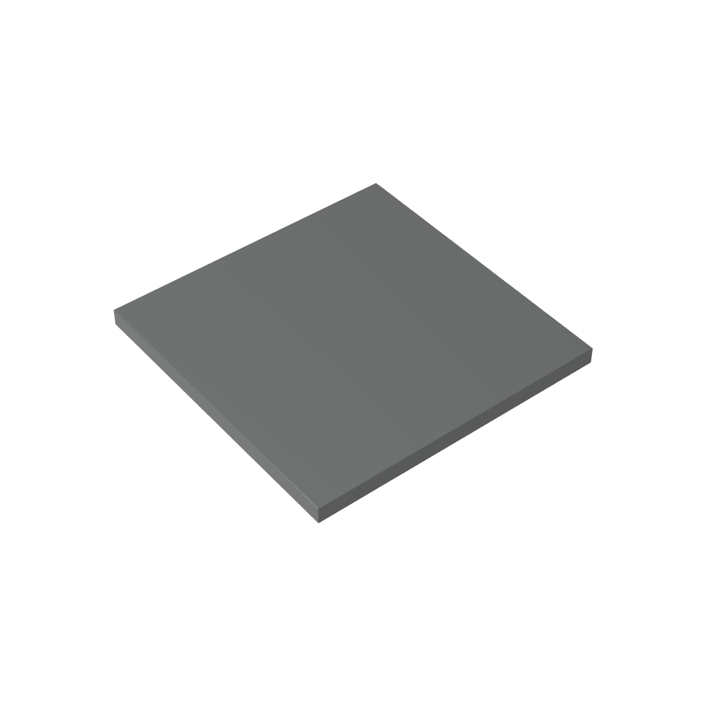 Azulejo de 6 x 6 con tubos inferiores-MyGobricksEs