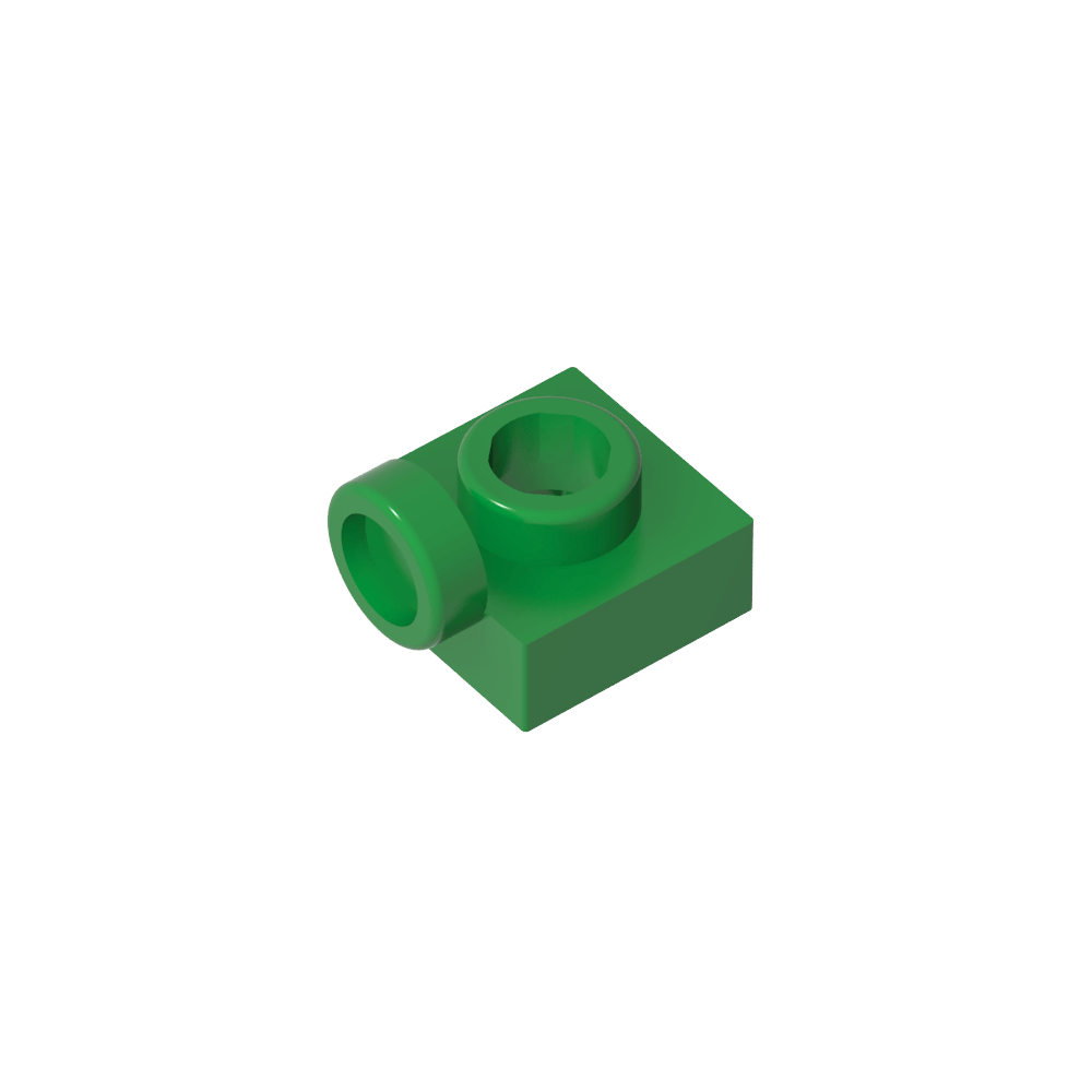 Placa especial 1 x 1 con tacos en el lateral-MyGobricksEs