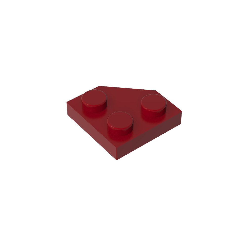 Placa de cuña de 2 x 2 con esquinas cortadas-MyGobricksEs