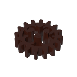 Engranaje Technic de 16 dientes con agujeros redondos [estilo antiguo]-MyGobricksEs