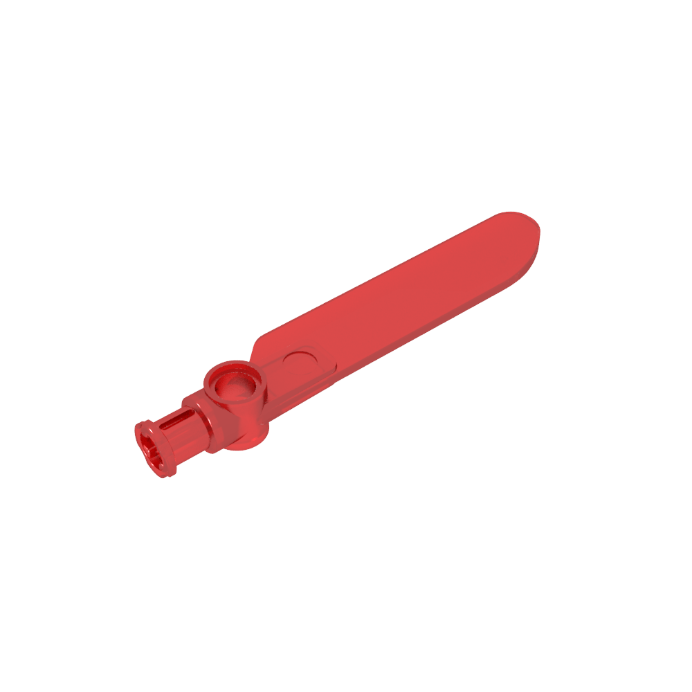 Pala de rotor Technic pequeña con eje y extremo conector de pasador-MyGobricksEs