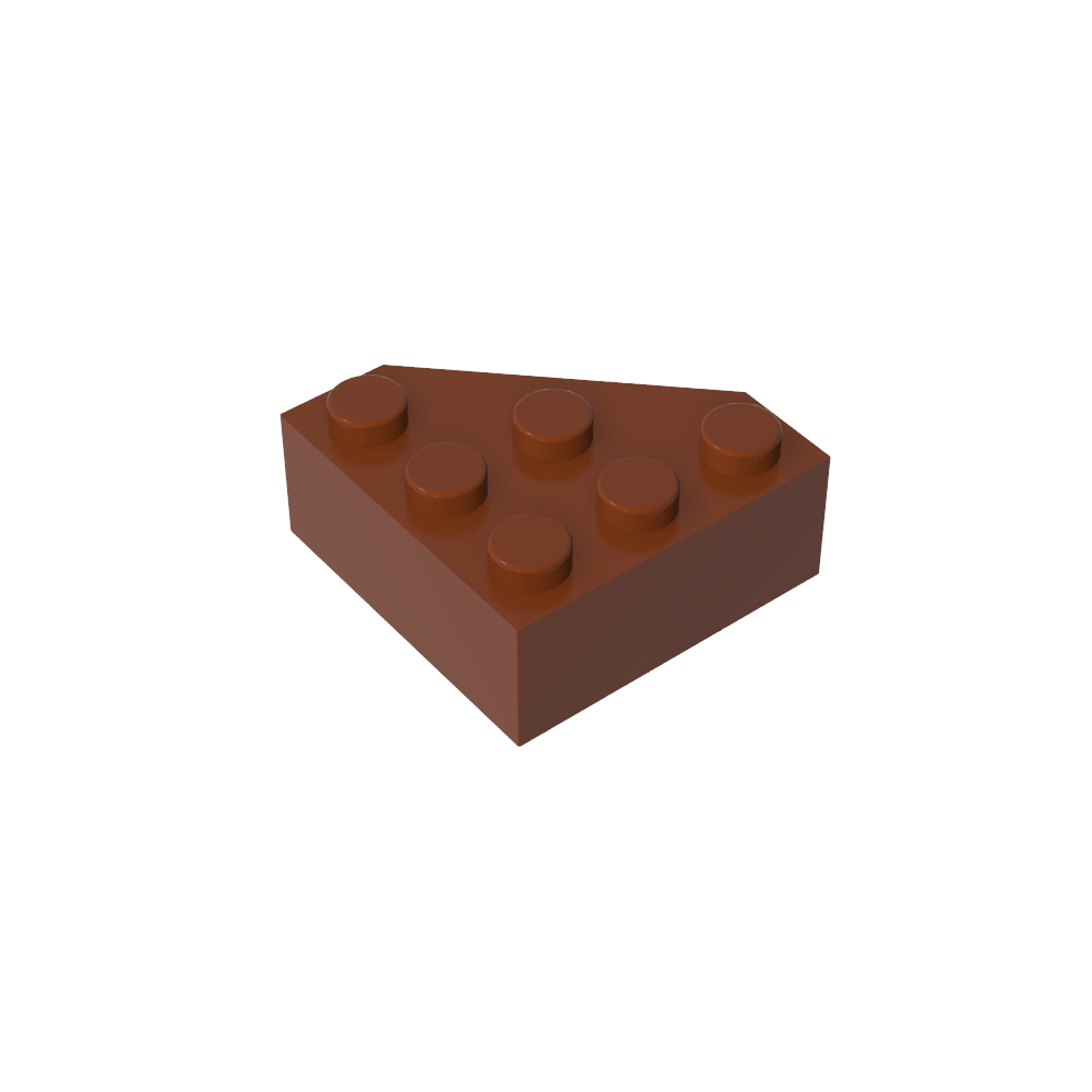 Cuña 3 x 3 Esquina cortada-MyGobricksEs
