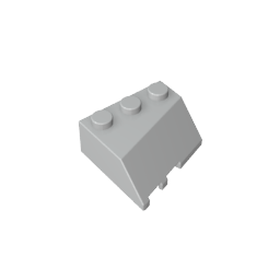 Cuña 3 x 3 inclinada a la derecha-MyGobricksEs