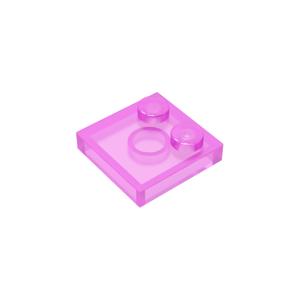 Placa Especial 2 x 2 con Solo 2 tacos-MyGobricksEs