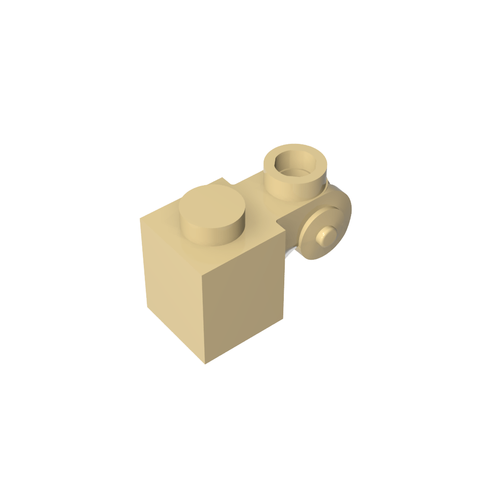 Ladrillo Especial 1 x 1 con Pergamino con Perno Abierto-MyGobricksEs