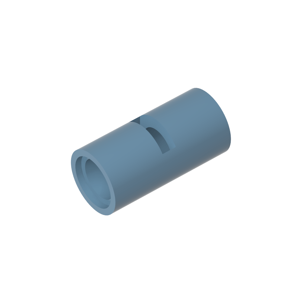 Conector de clavija Technic redondo [ranurado]-MyGobricksEs