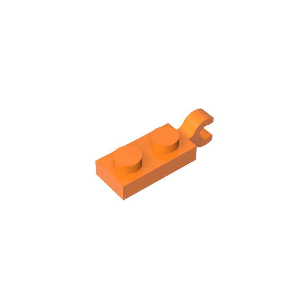 Placa Especial 1 x 2 con Clip Horizontal en el Extremo-MyGobricksEs