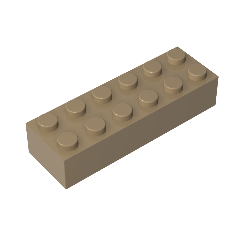 Ladrillo 2 x 6-MyGobricksEs
