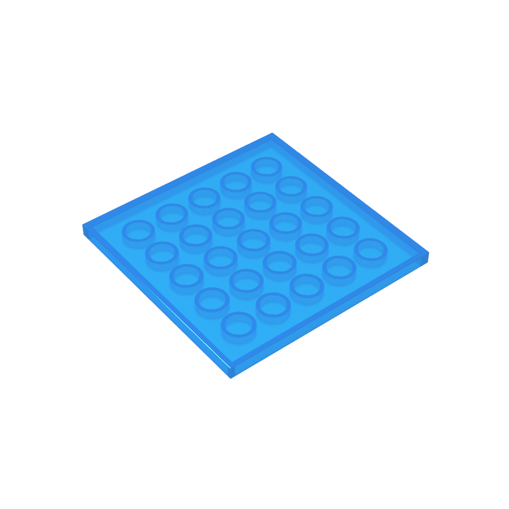 Azulejo de 6 x 6 con tubos inferiores-MyGobricksEs