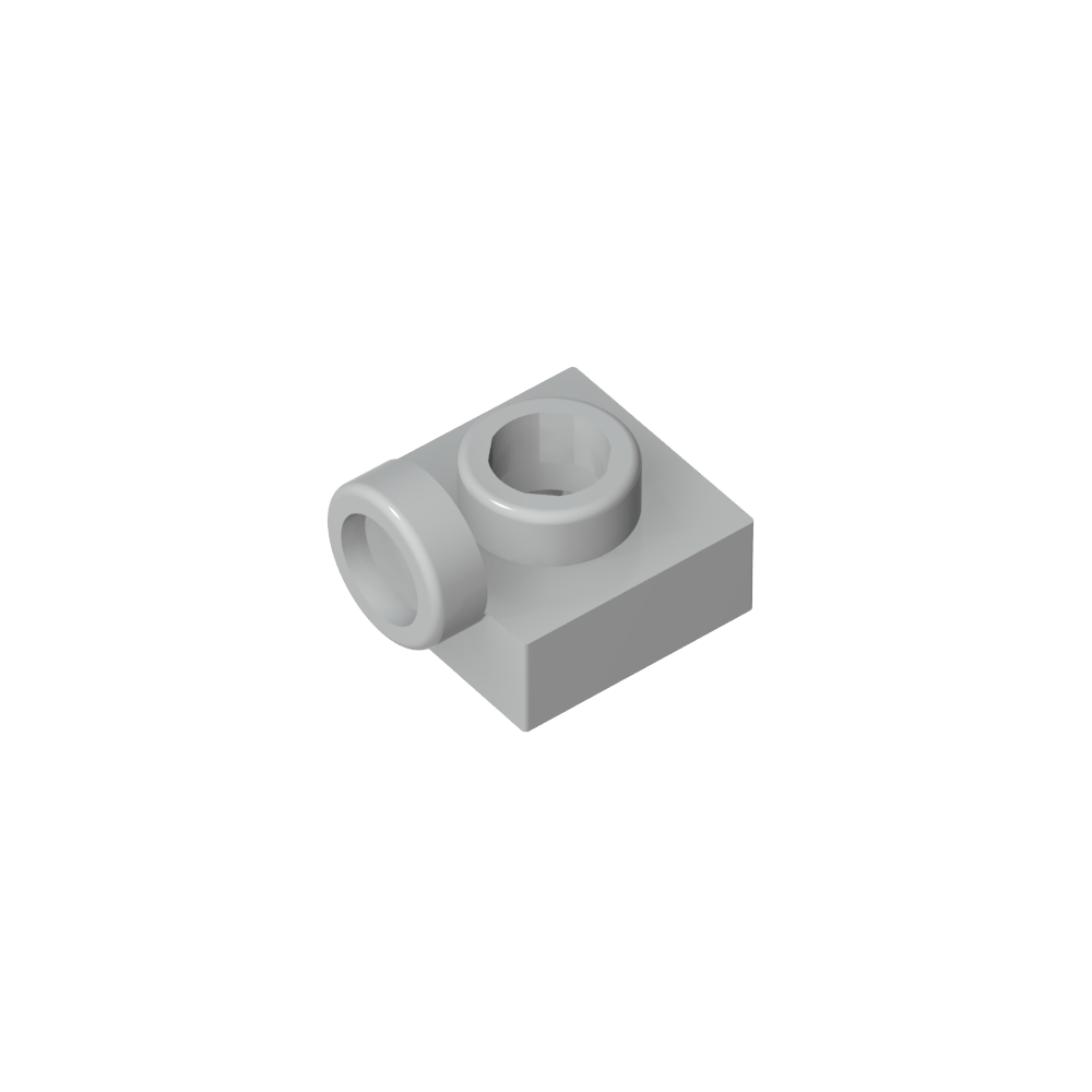 Placa especial 1 x 1 con tacos en el lateral-MyGobricksEs