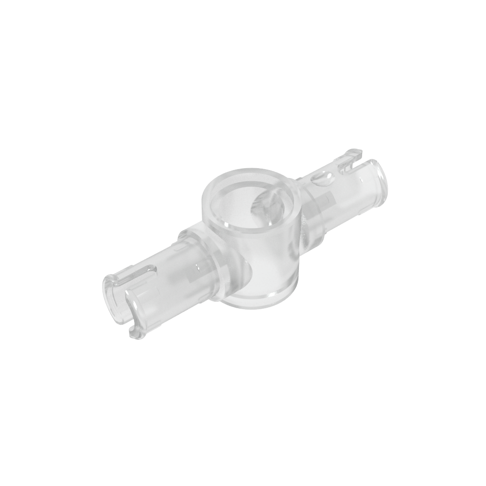 Conector Technic con dos pines y crestas de fricción longitudinales [orificios cuadrados grandes]-MyGobricksEs