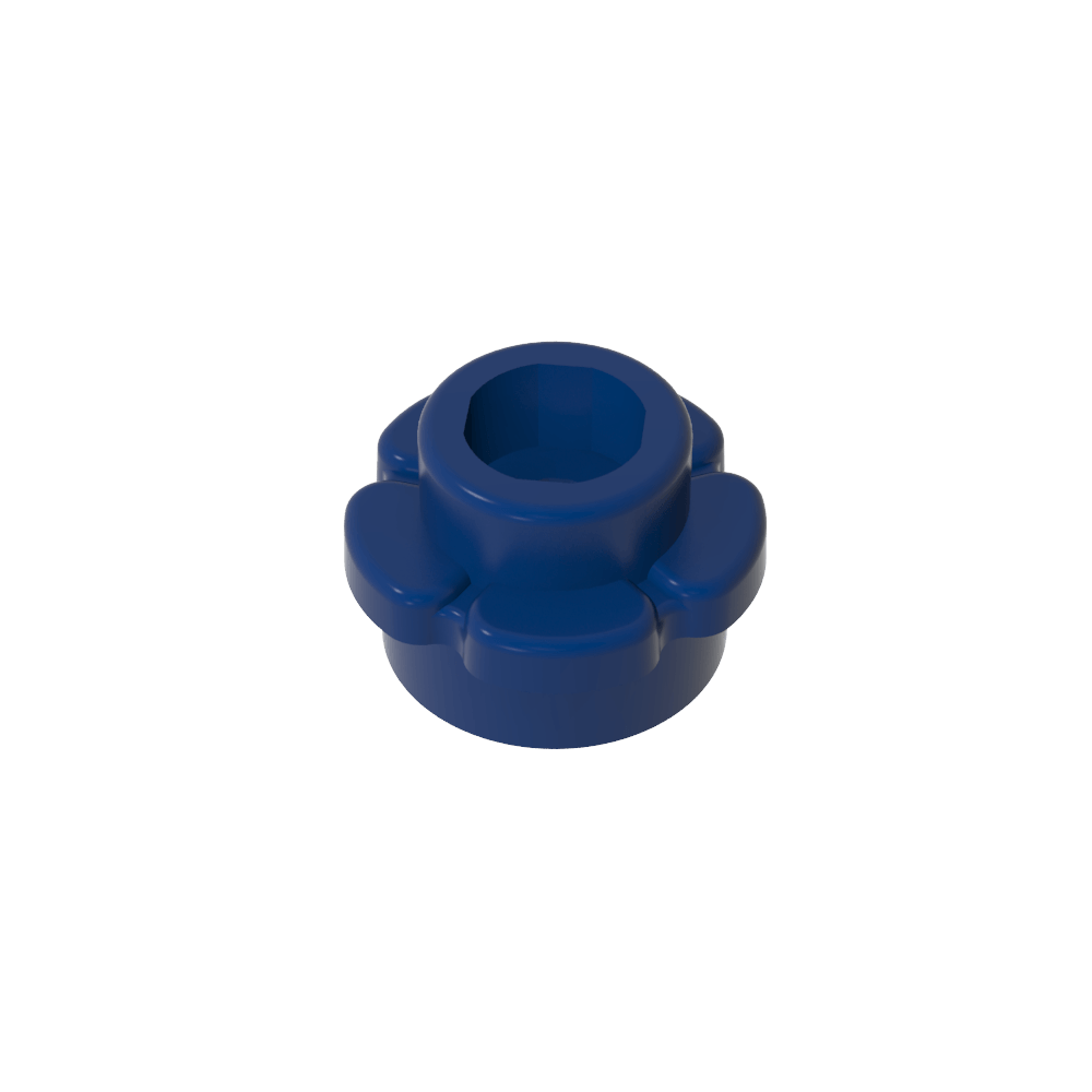 Planta, Flor, Plato Redondo 1 x 1 con 5 Pétalos-MyGobricksEs