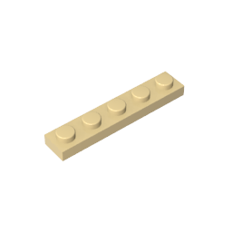 Placa 1 x 5-MyGobricksEs