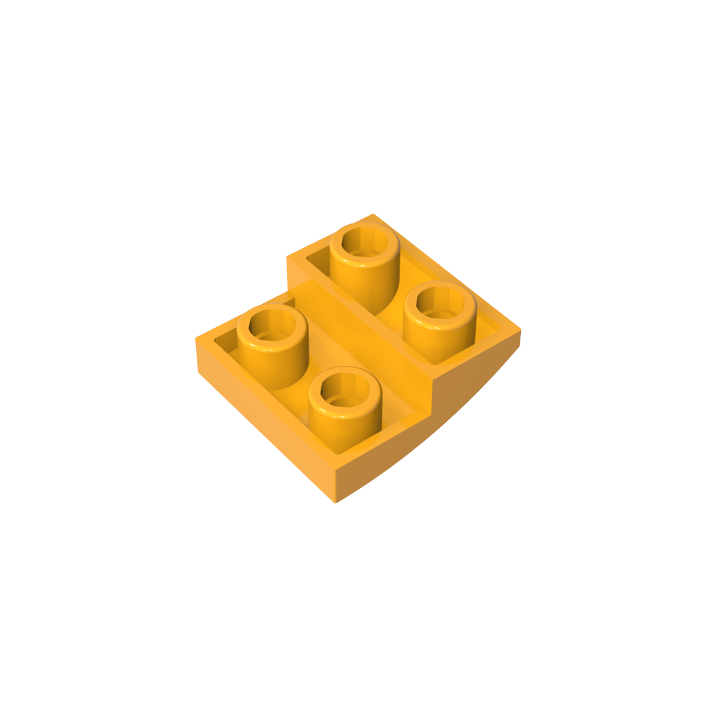 Pendiente Curva 2 x 2 Invertida-MyGobricksEs