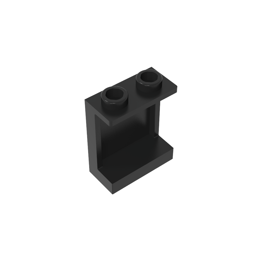 Panel 1 x 2 x 2 [Soportes laterales / Montantes huecos]-MyGobricksEs