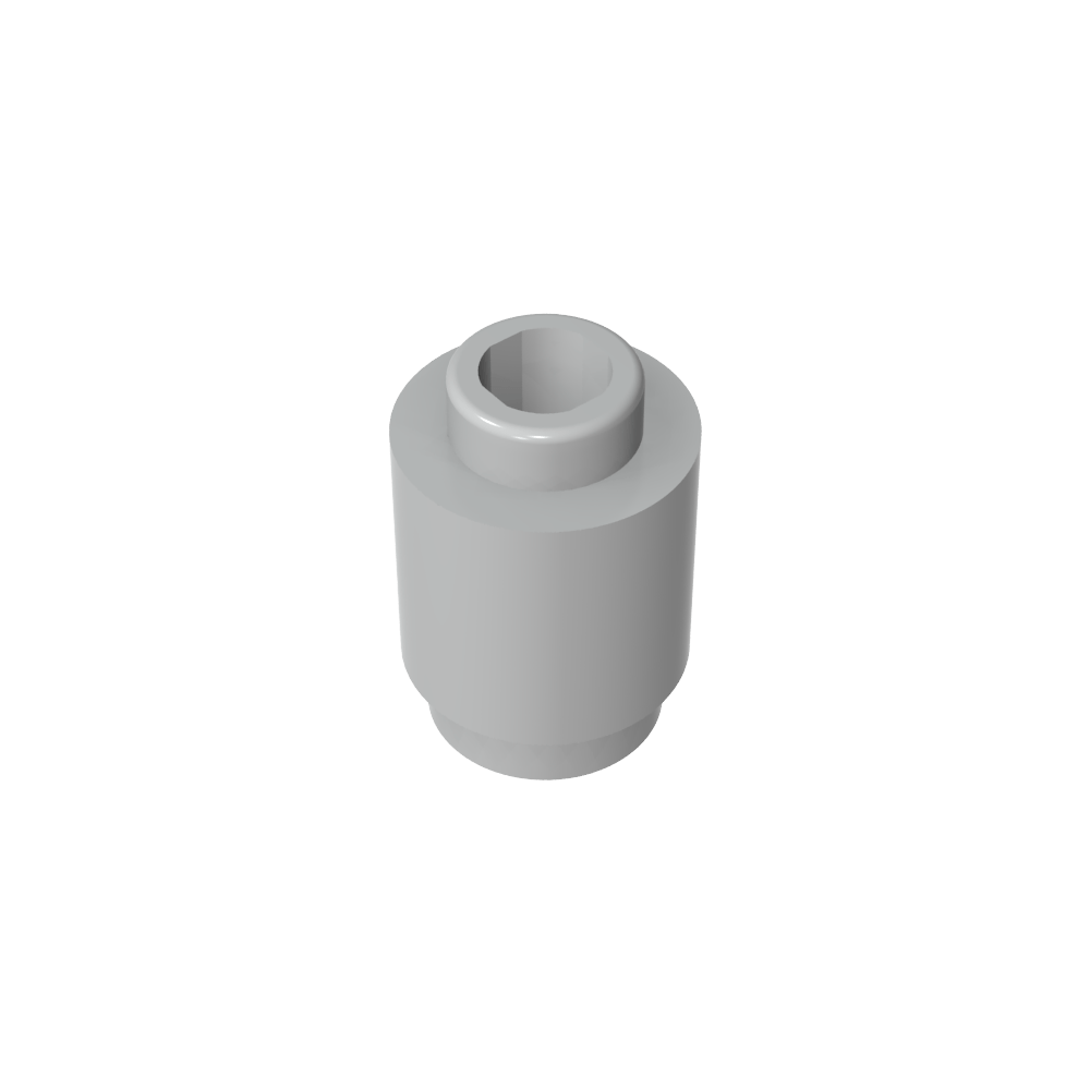 Ladrillo redondo 1 x 1 perno abierto-MyGobricksEs
