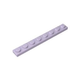 Placa 1 x 8 #3460-MyGobricksEs