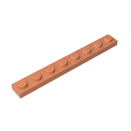 Placa 1 x 8 #3460-MyGobricksEs
