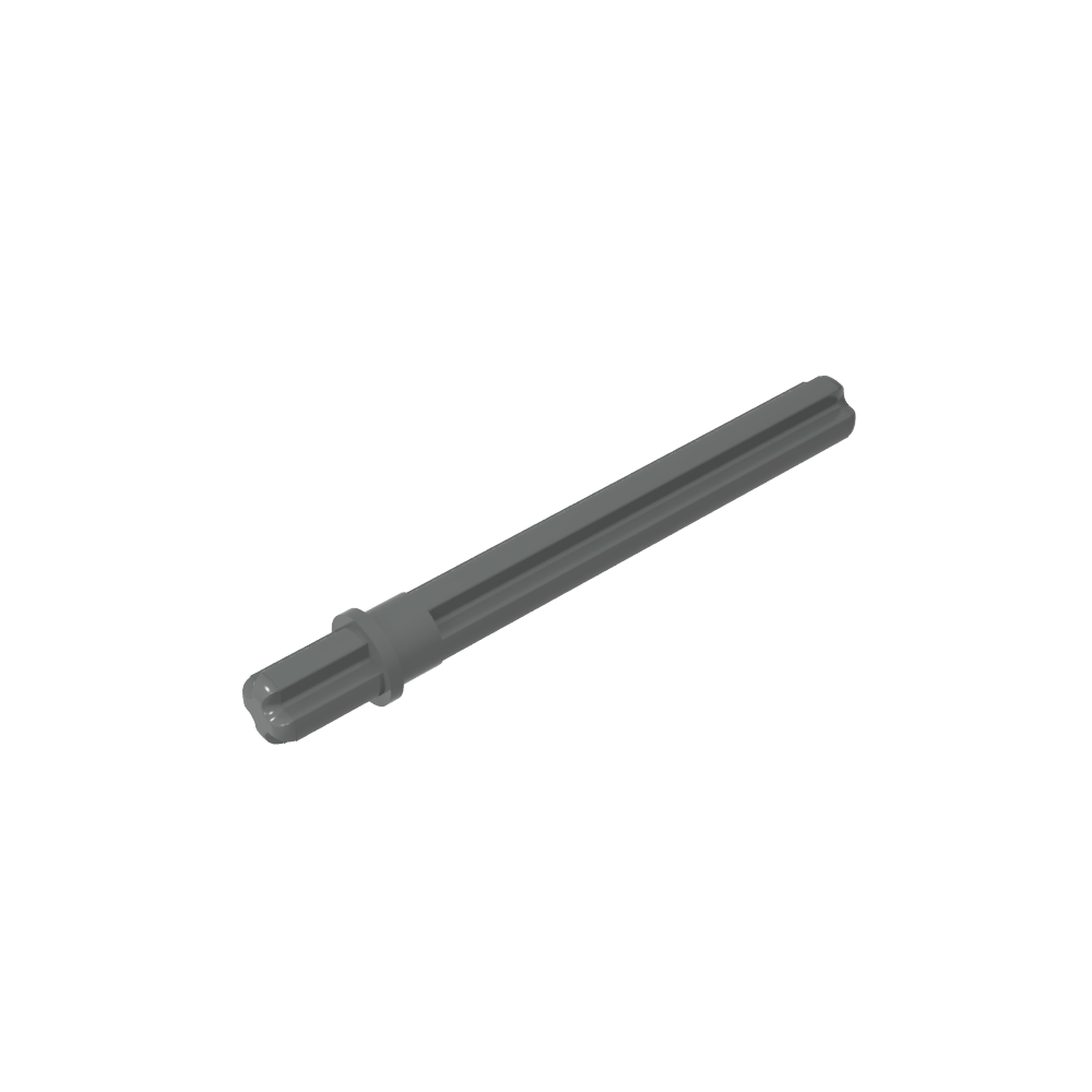 Eje Technic 5.5 con tope [Extremo corto plano]-MyGobricksEs